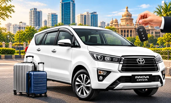 Innova Crysta car rental in Bangalore