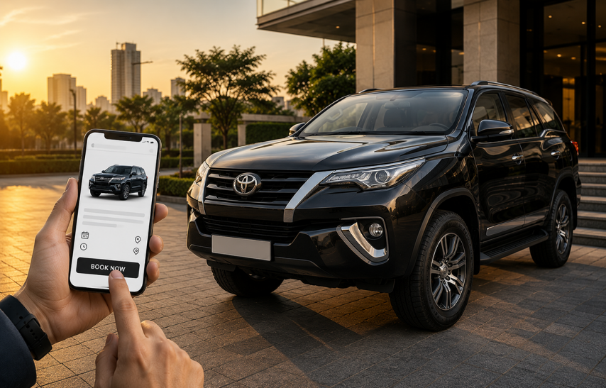 How to Book a Toyota Fortuner for Rent